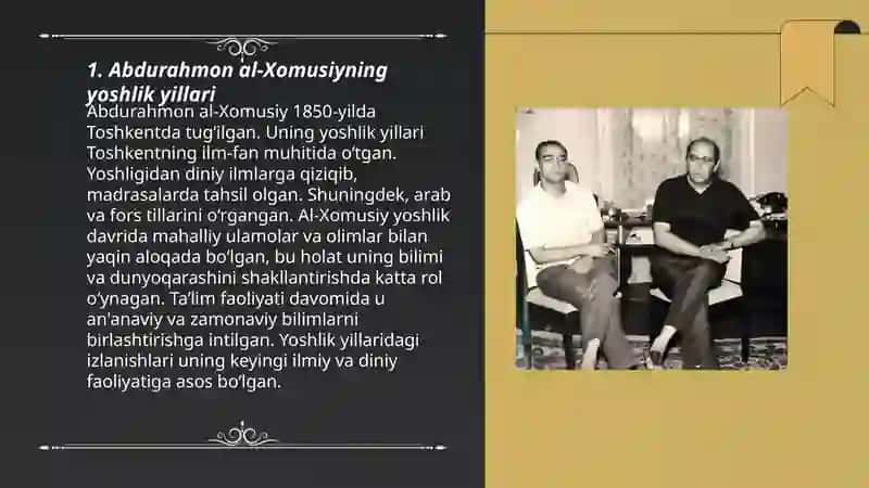 Abdurahmon al-Xomusiy hayoti va ijodi 3