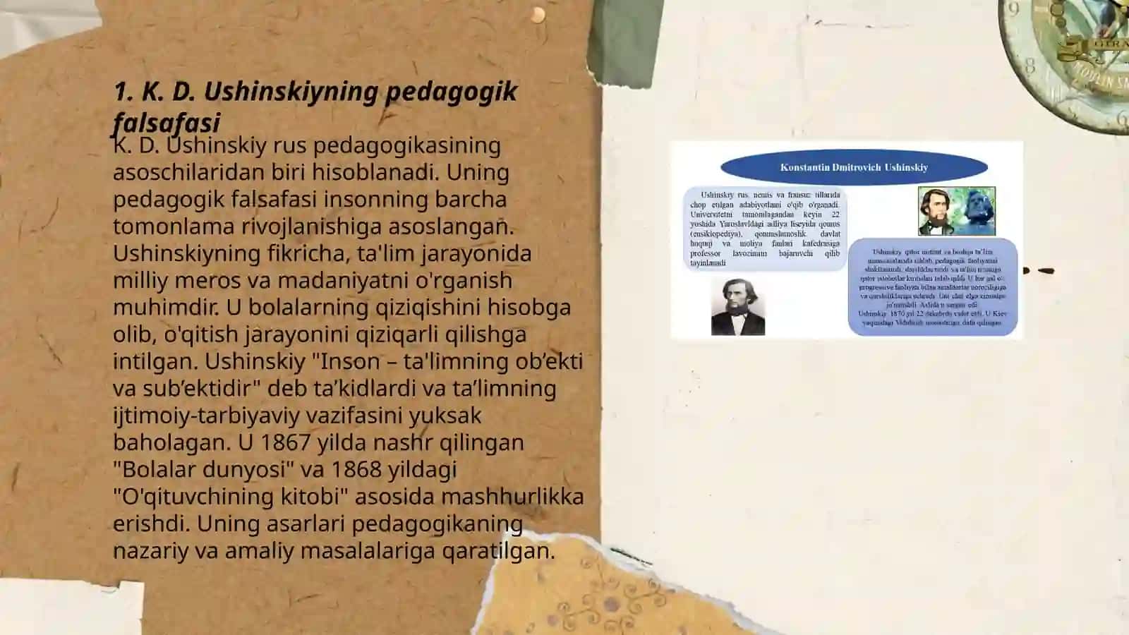 K. D. Ushinskiyning pedagogik nazariyasi va didaktik ta'limoti 3