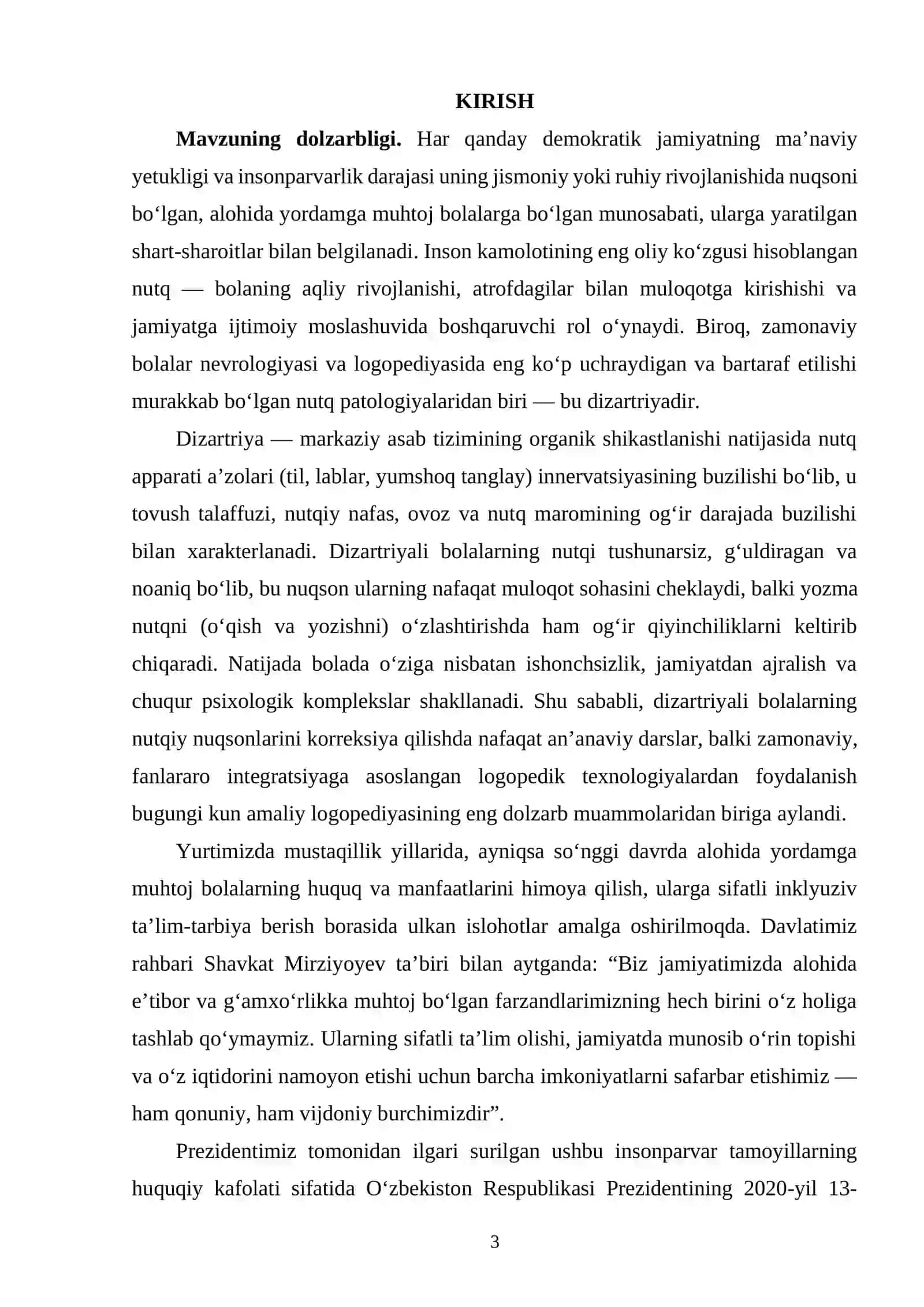 Dizartriyali bolalarda nutqni rivojlantirishning logopedik texnologiyalari 3