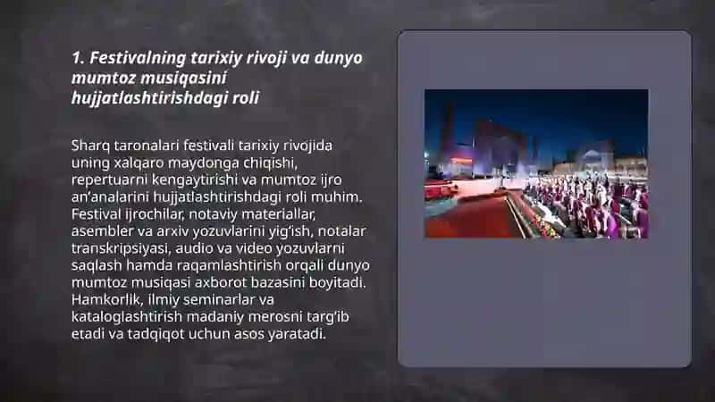 Sharq taronalari” xalqaro musiqa festivali 3