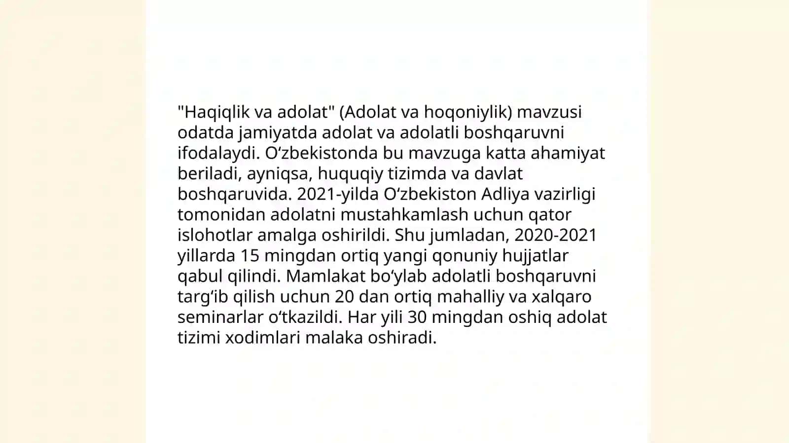 Haqiqlik va adolat 3