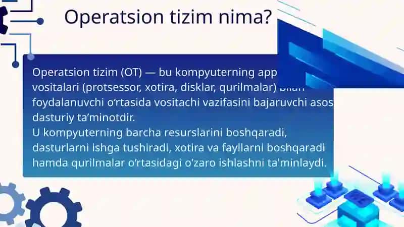 UNIX va Windows operatsion tizimlarining qiyosiy tahlili 3