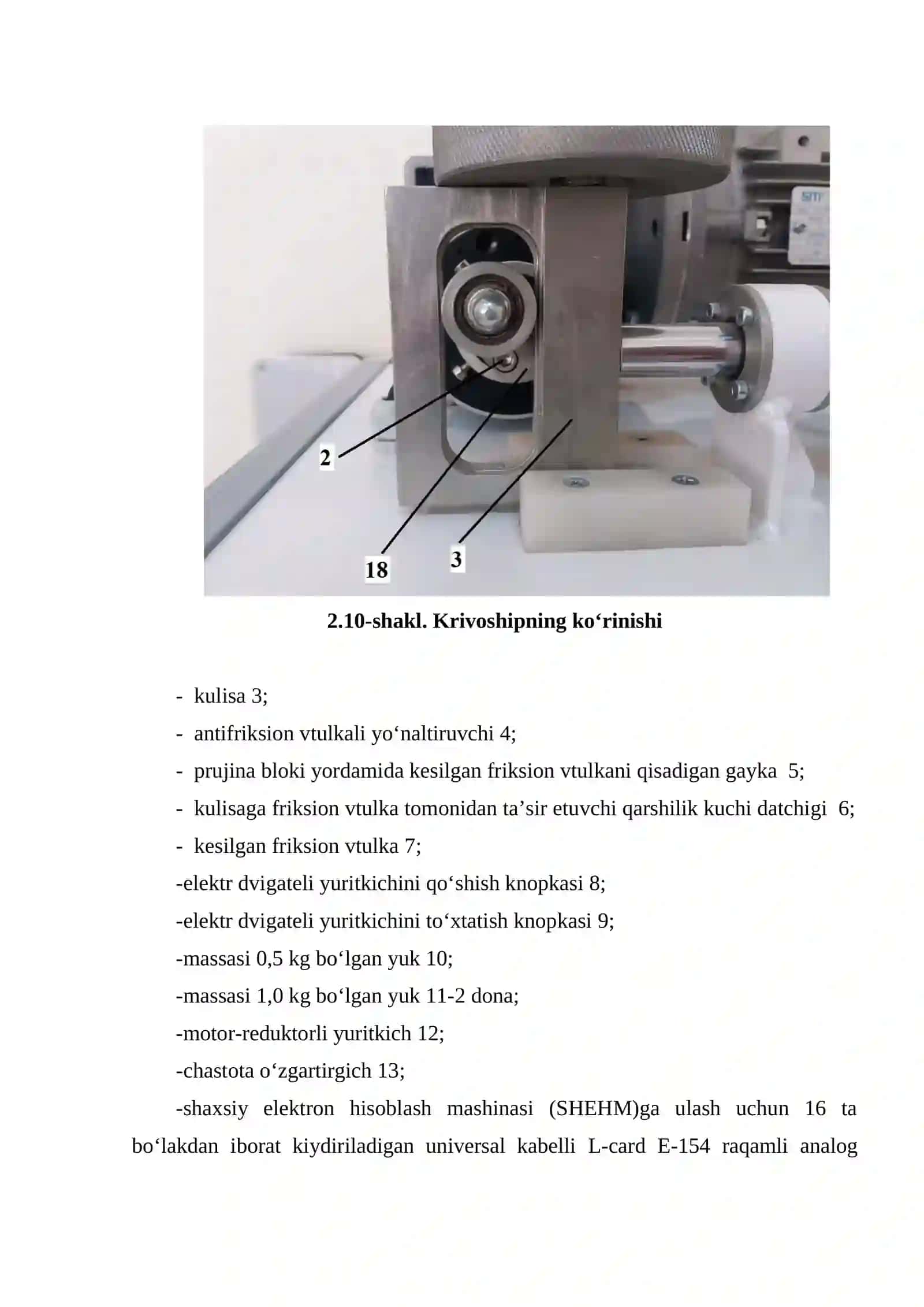 Krivoship-polzunli mexanizmni kinematik loyihalash 3