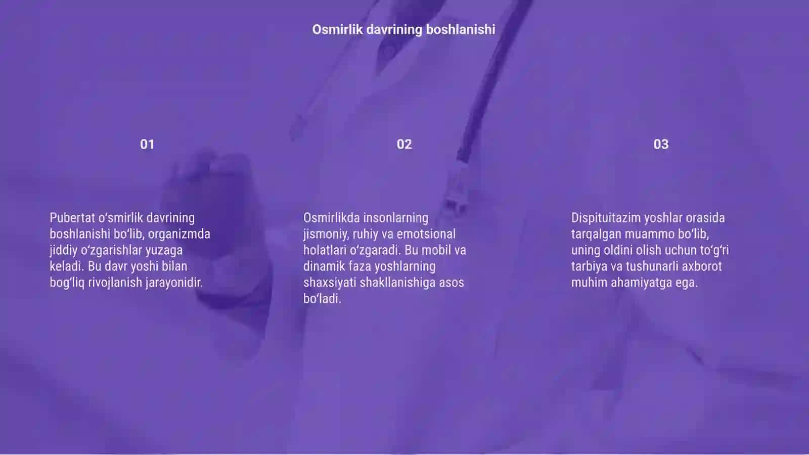 Pubertat oʻsmirlik dispituitazim 3