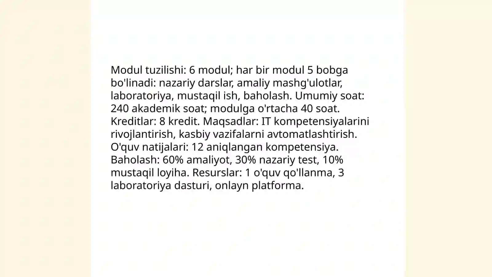 O'rta maxsus kasb-hunar ta'limida informatika va axbarot texnologiyalarining mazmuni 3