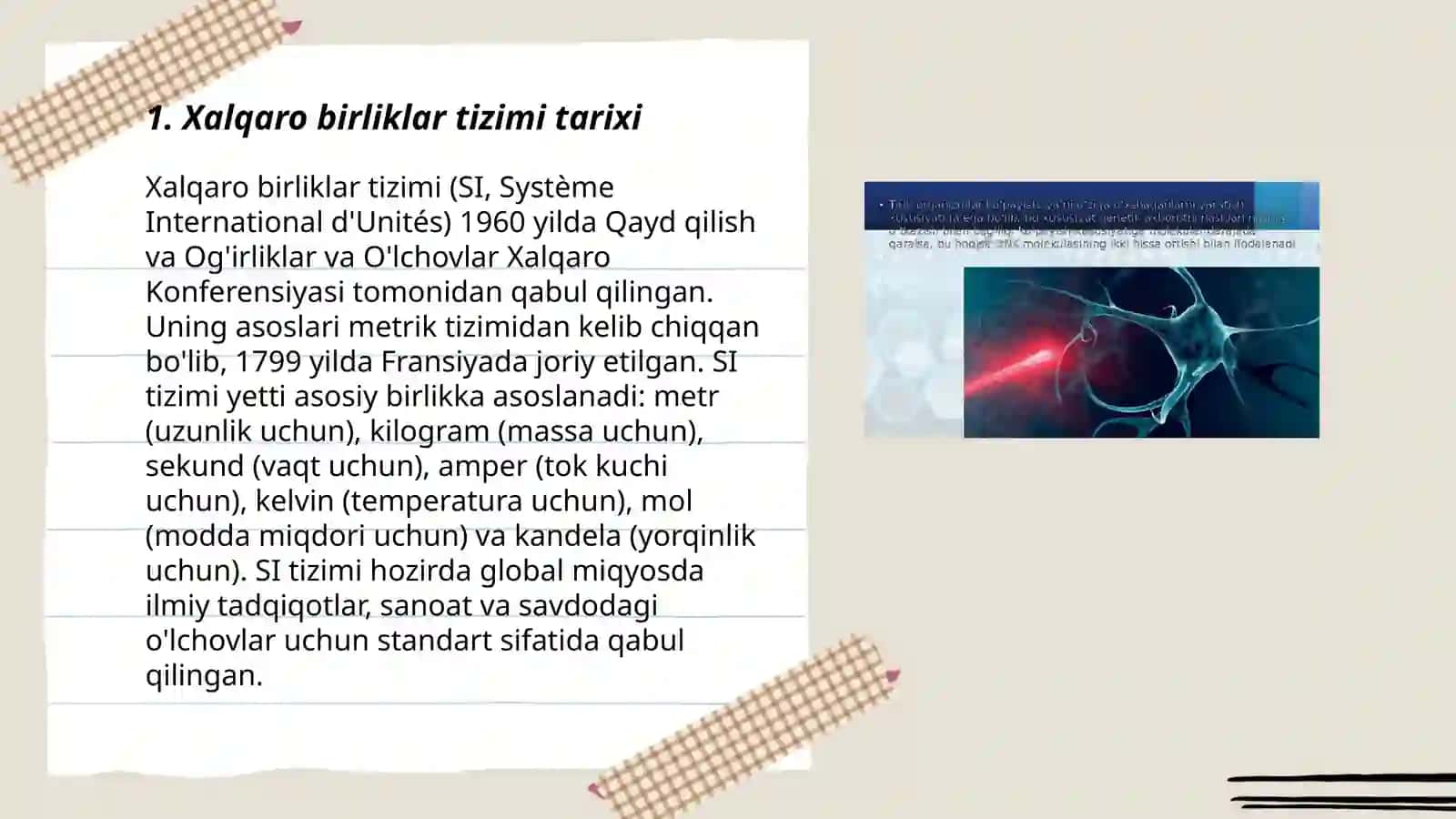 Xalqaro birliklar sisitemasi 3