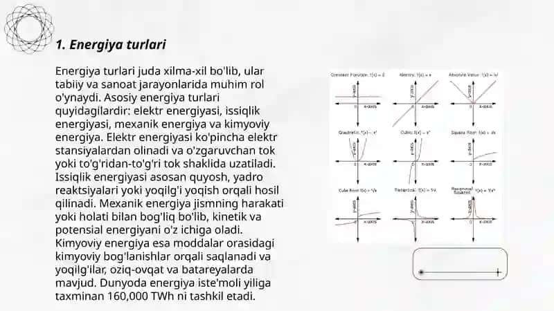 Energiya turlari va ulardan foydalanish 3