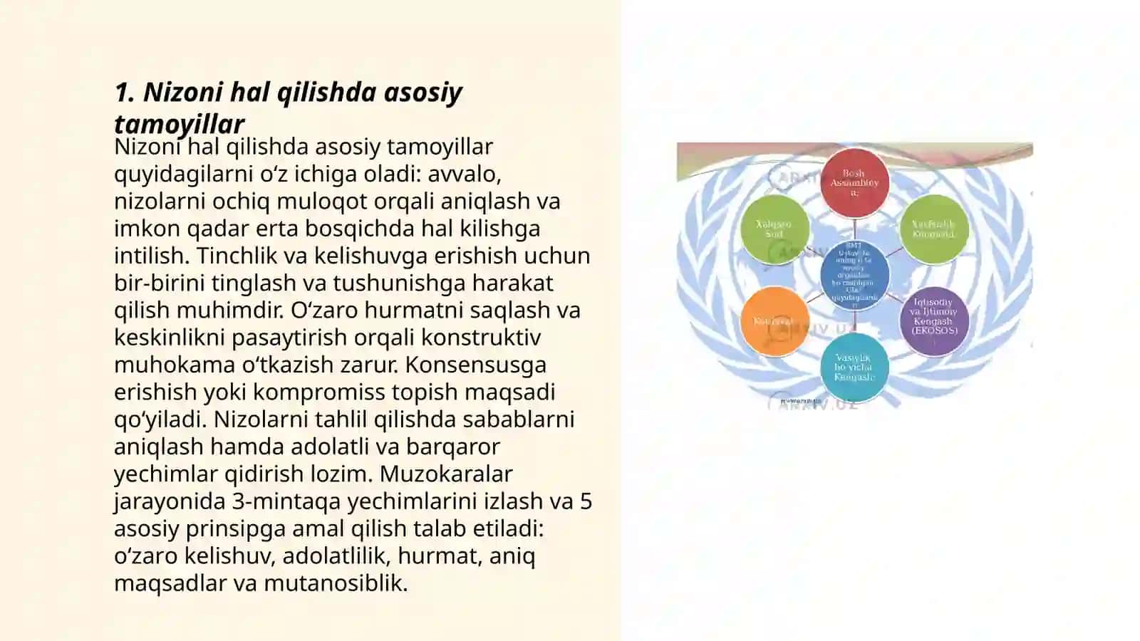 Nizoni hal qila olish ko'nikmasi. Huquqiy konsultatsiya va muzokaralar bosqichlari 3