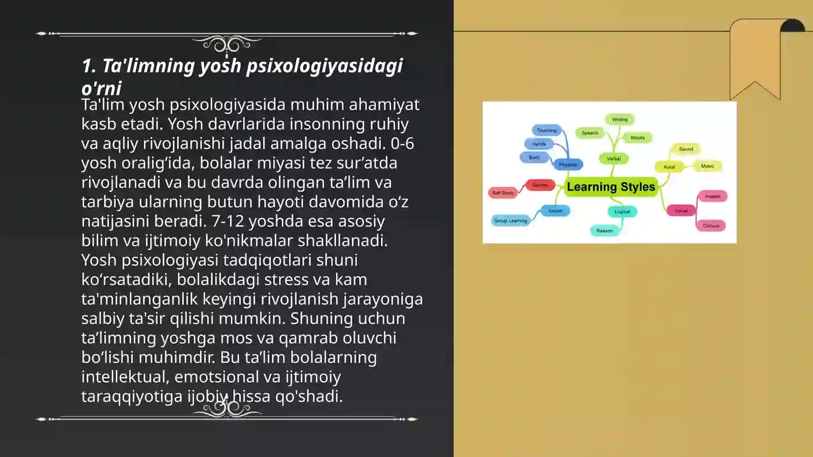 Ta'limning yosh psixologiyasi 3