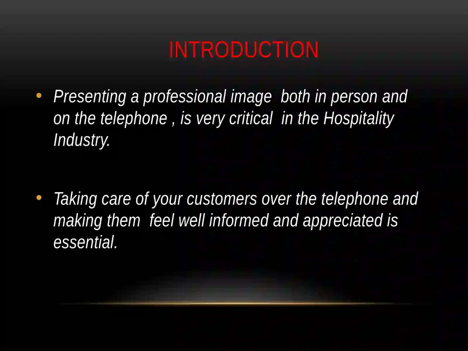 Telephone etiquette 3