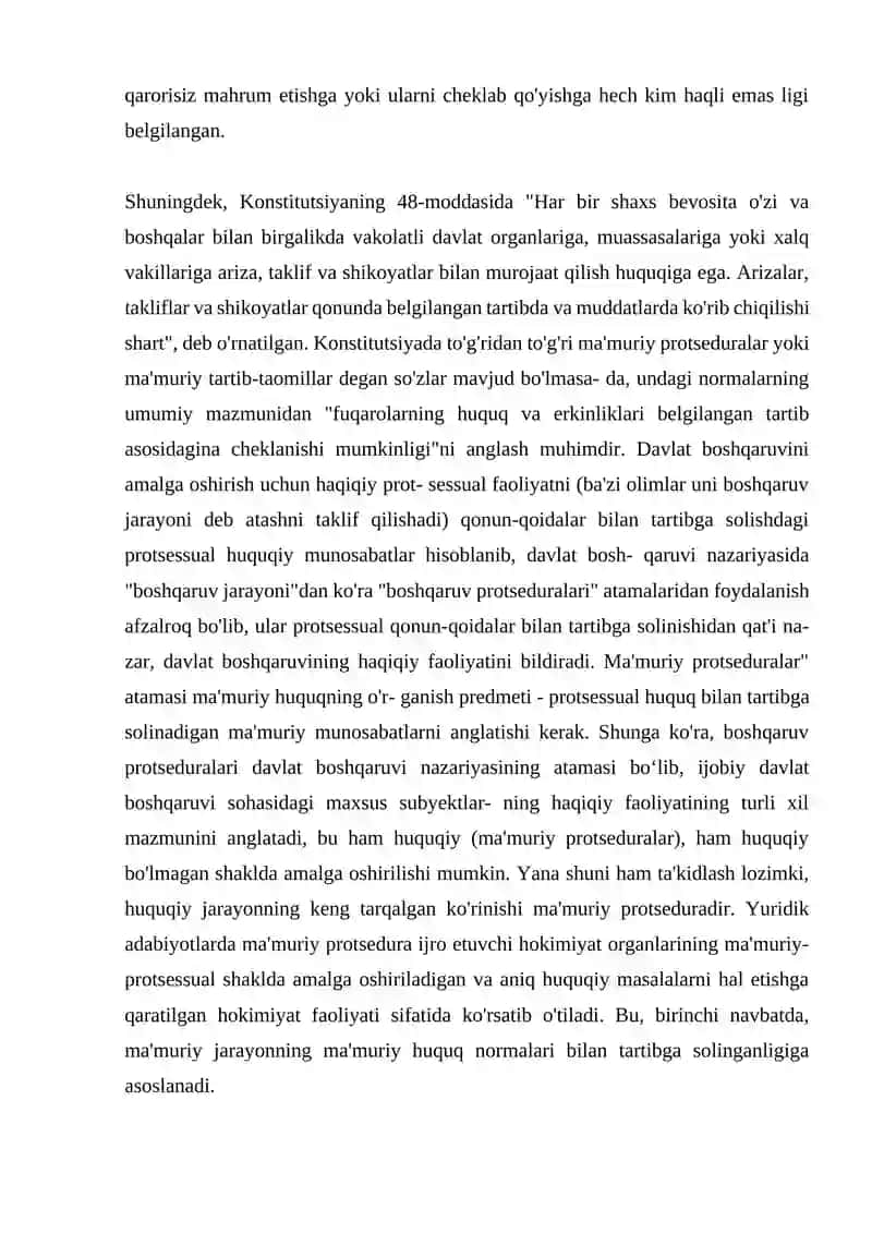 Ma'muriy jarayon va ma’muriy protseduralar 3
