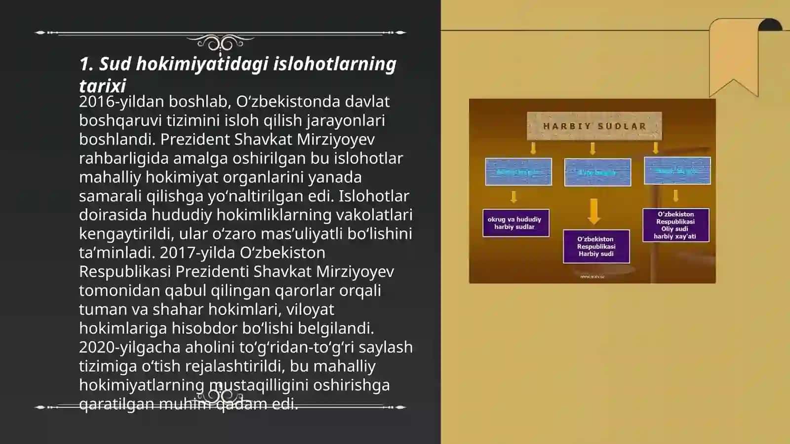 Sud hokimiyati islohatlari 3