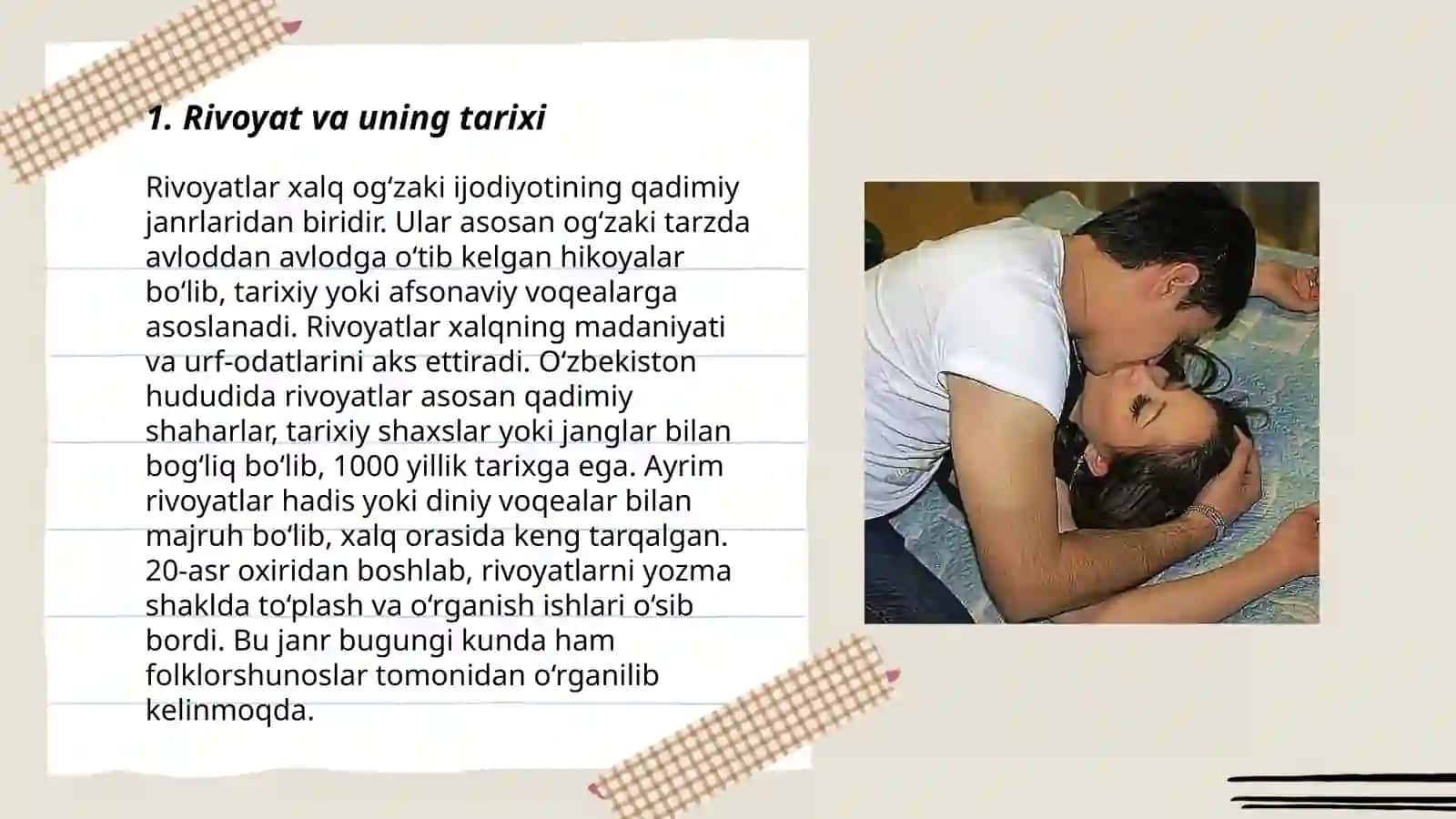 Rivoyat matni va ularni badiiy oʻqish 3