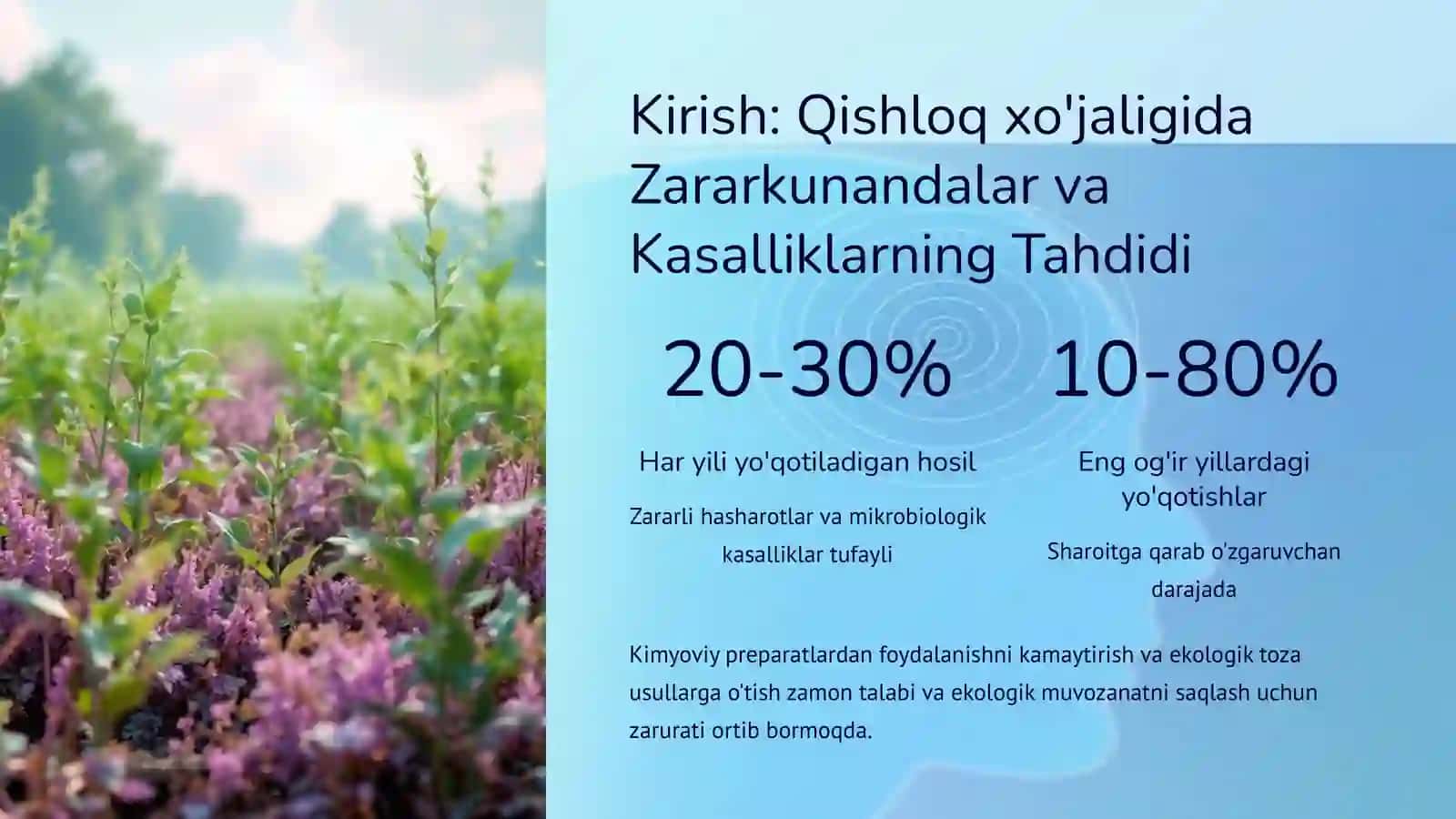 Kimyoviy va Biologik Preparatlar Yordamida Kasalliklar va Zararkunandalarga Qarshi Kurashish Usullari 3