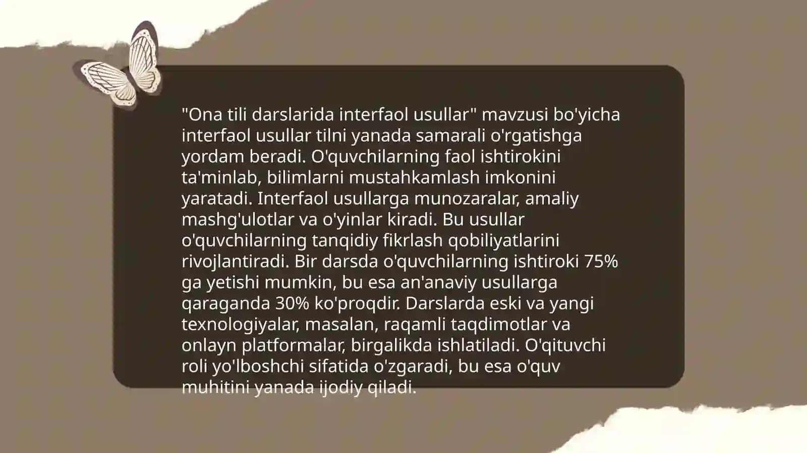 Ona tili darslarida interfaol usullar 3