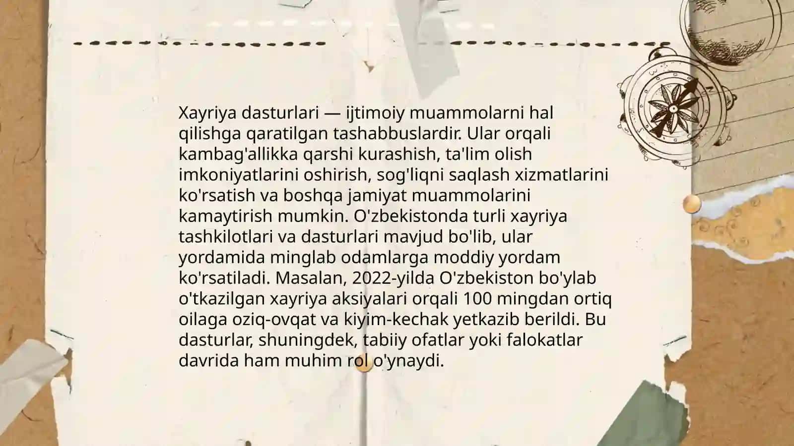 Xayriya dasturlari 3