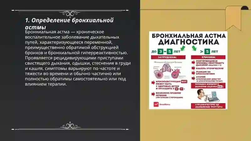 Определение бронхиальной астмы 3