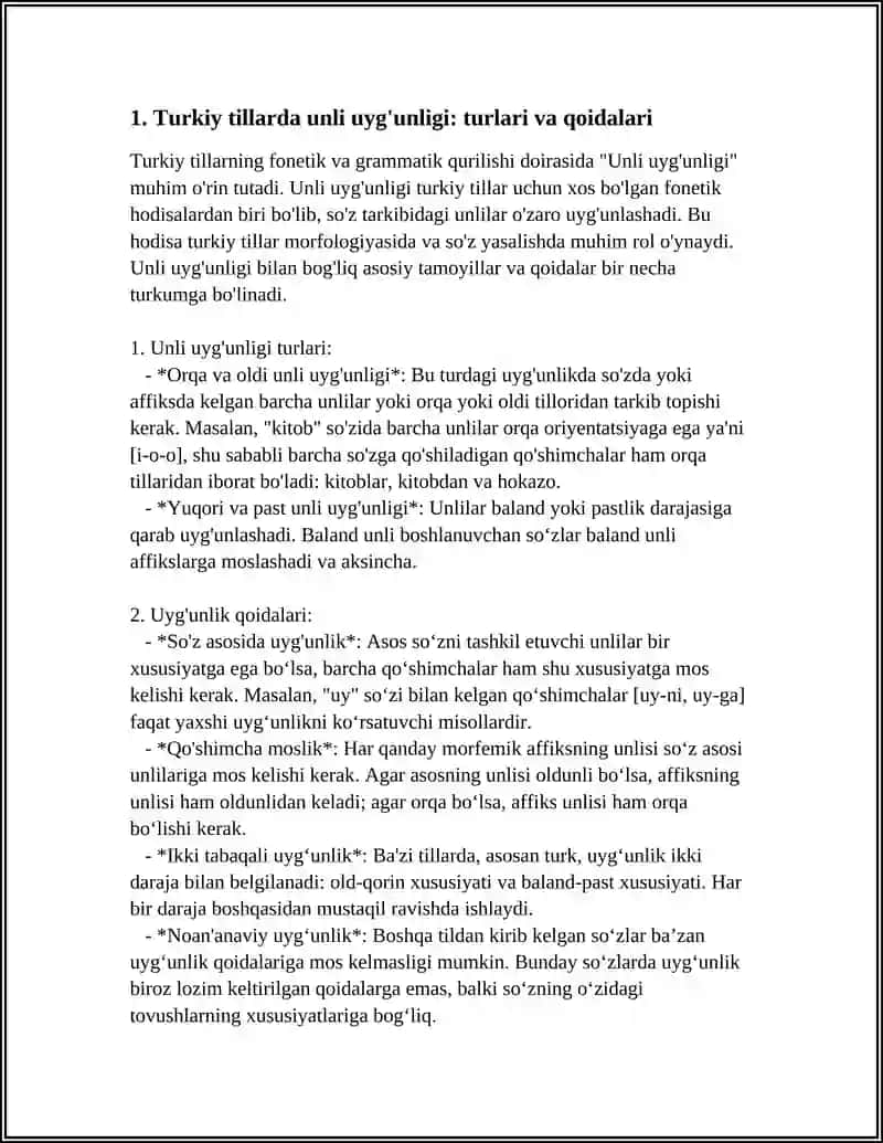 "TURKIY TILLARNING FONETIK, GRAMMATIK QURILISHI" 3