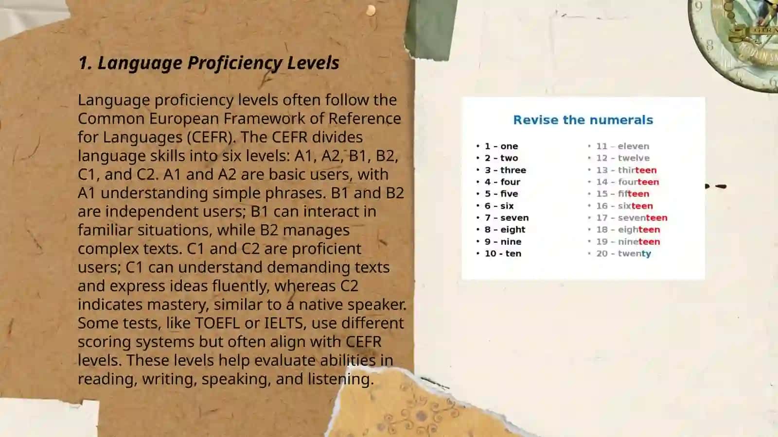 Common European Competences for International Languages 3