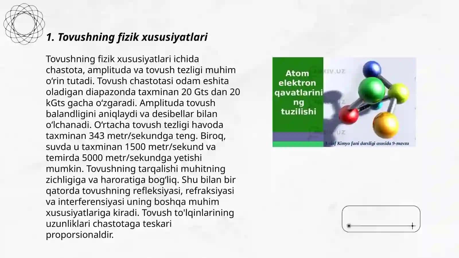 Tovushning fizik xususiyatlari va suyak tuzilishi ortasidagi bogʻliqlik 3