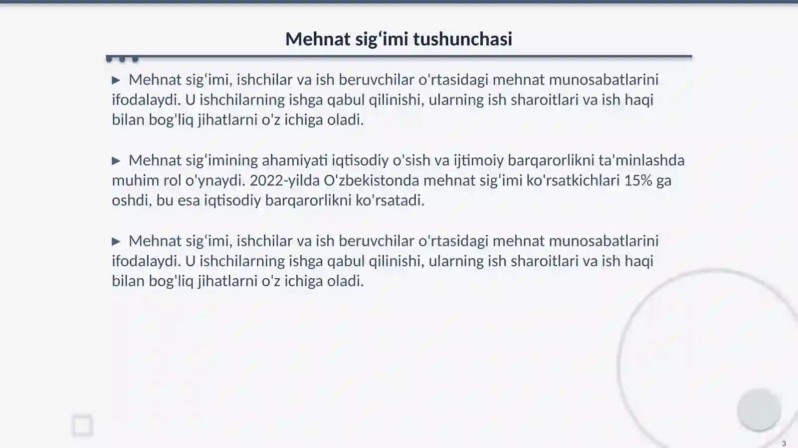 Mehnat sigʻimi tahlili 3