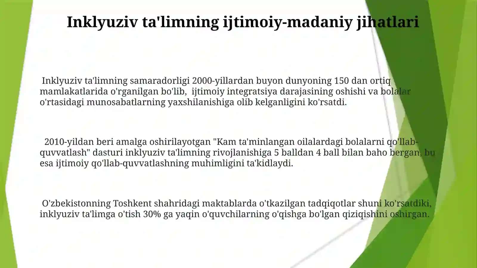 Inklyuziv ta'limning ilmiy va uslubiy asoslari 3