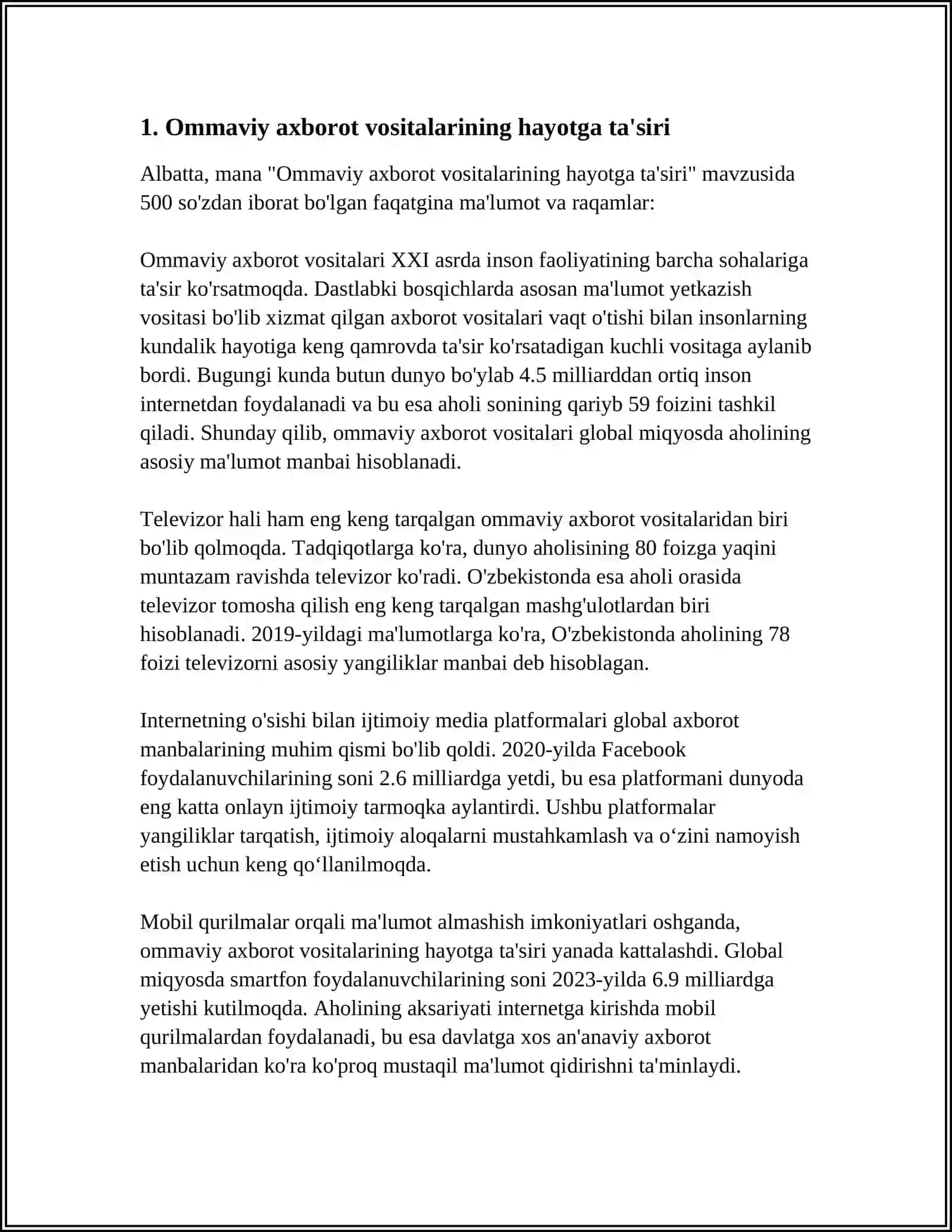 MEDIA TEXNOLOGIYALAR KUNDALIK HAYOTDA 3