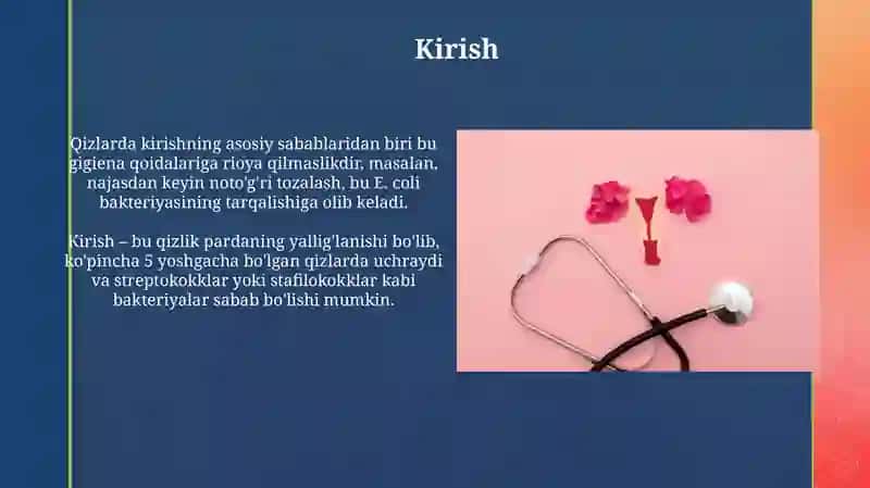 Ayollar jinsiy a’zolari spitsifik etialogyali yallig'lanish kasalliklari 3
