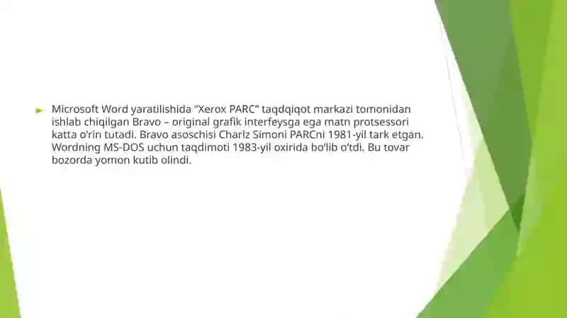 Word dasturida ishlash asoslari 3