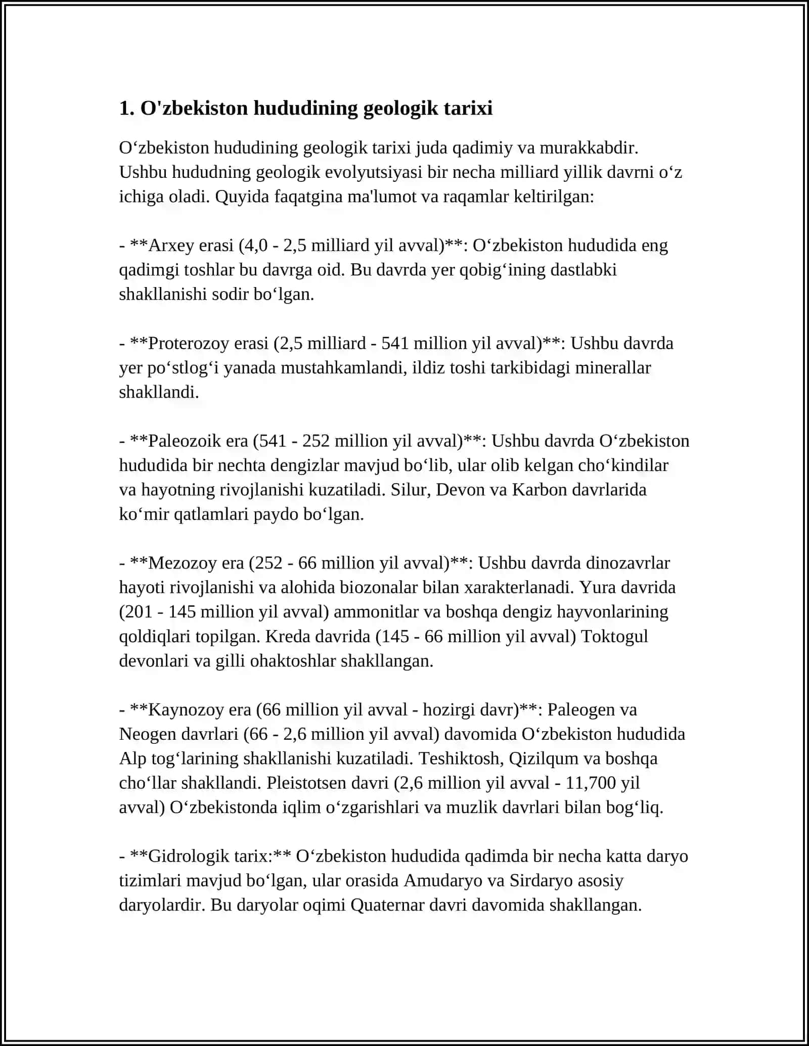 O'ZBEKISTON RESPUBLIKASI TARIXIY GEOGRAFIYASI 3