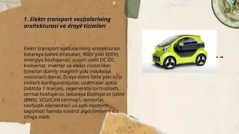 Elektr transport vositalari va ularning aqilli boshqaruv tizimlari 3