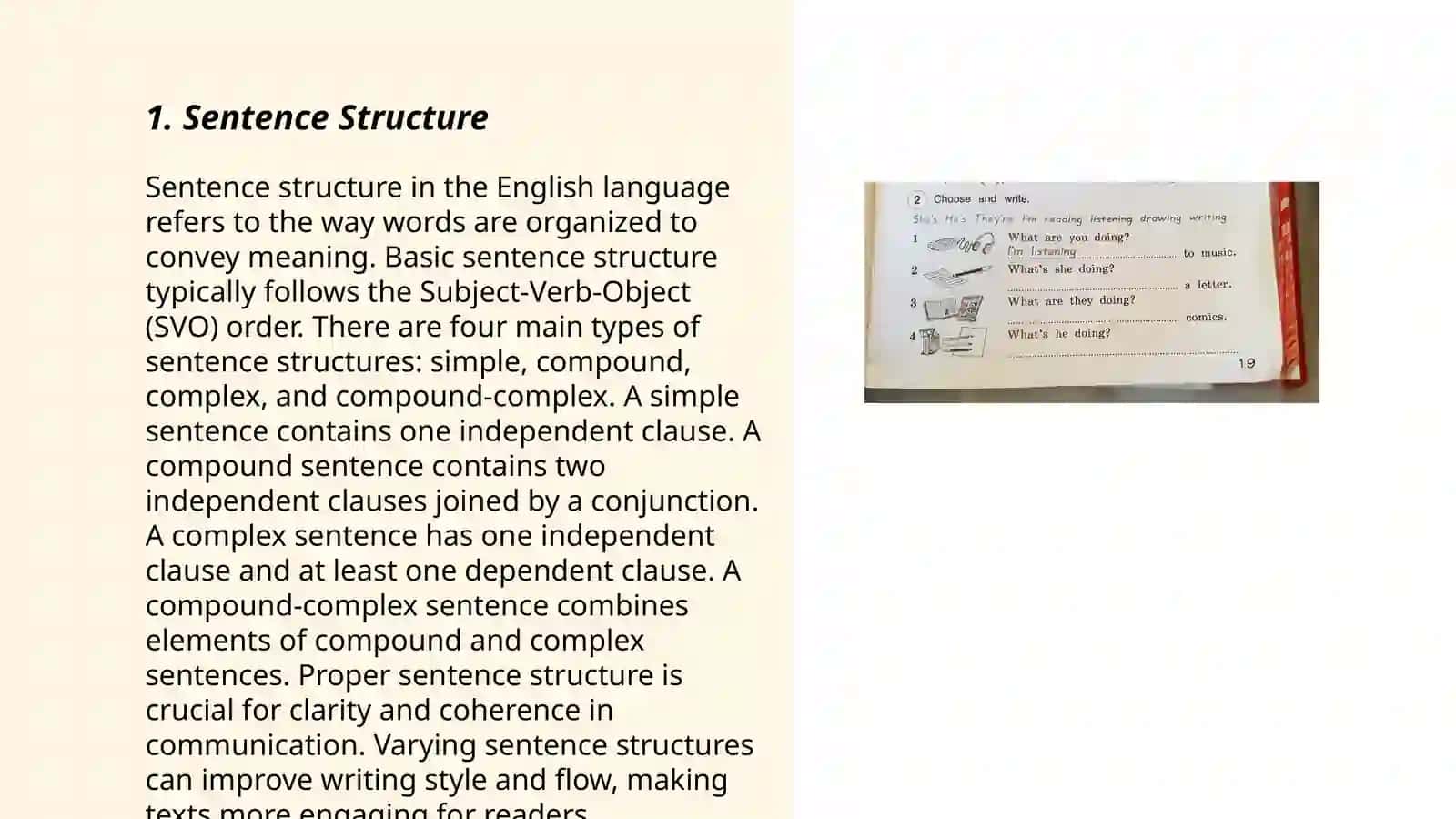 Writing style and format 3