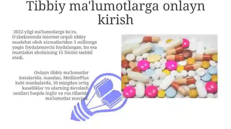 Tibbiyotda internetdan foydalangan holda davolash va diagnostika o’tkazish 3