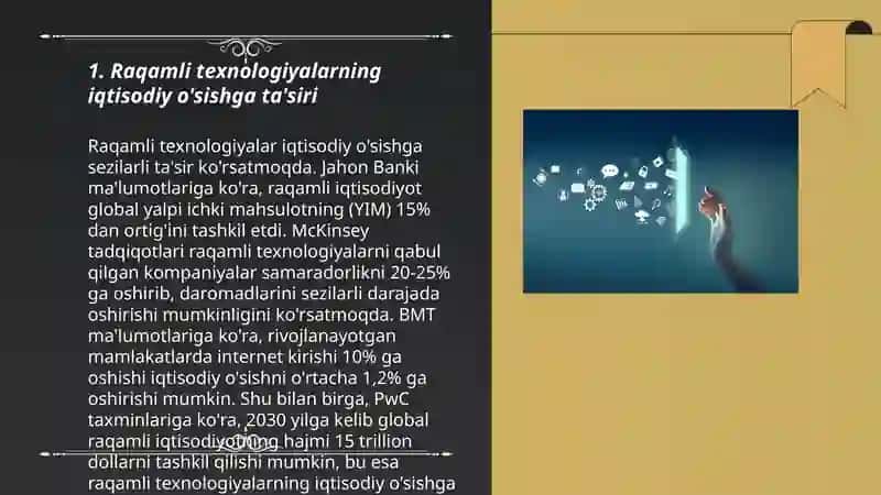 Raqamli texnologiyalarning iqtisodiy o'sishga ta'siri 3