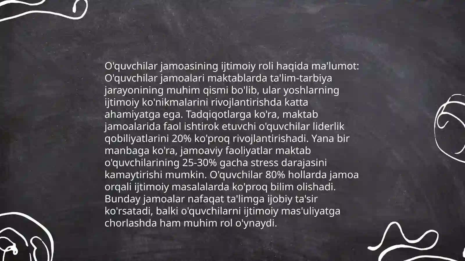 O'quvchilar jamoasining ijtimoiy roli 3