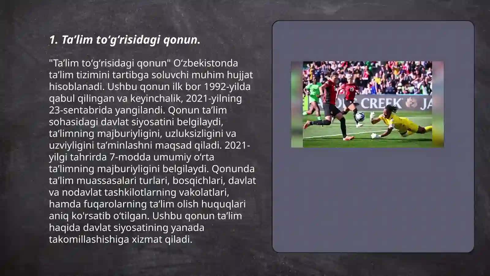 Taʼlimning normativ-huquqiy asosi sifatida qonun hujatlari 3