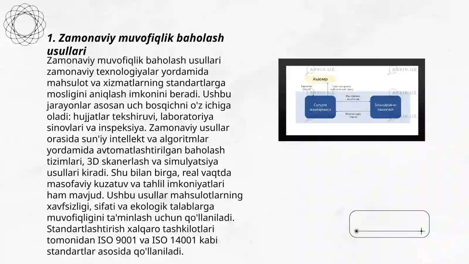 Zamonaviy muvofiqlik baholash usullari 3