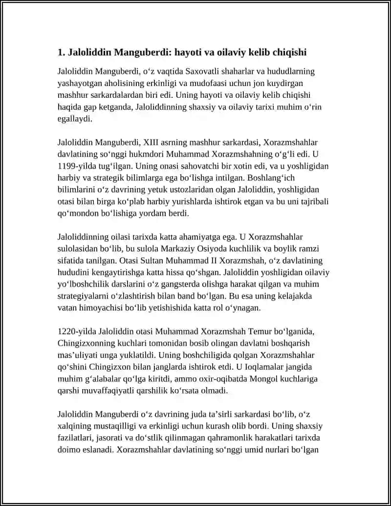 JALOLIDDIN MANGUBERDI VATAN HIMOYACHISI 3