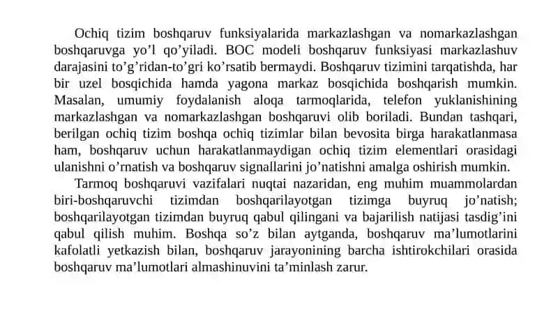 Dinamik boshqaruv tizimining modellari va algoritmlari 3