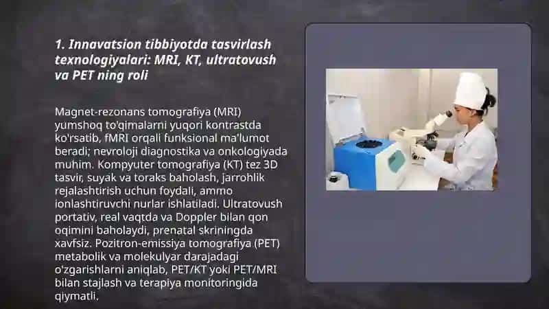 Innavatsion tibbiyotda diagnostika usullari va ularning ahamyati 3