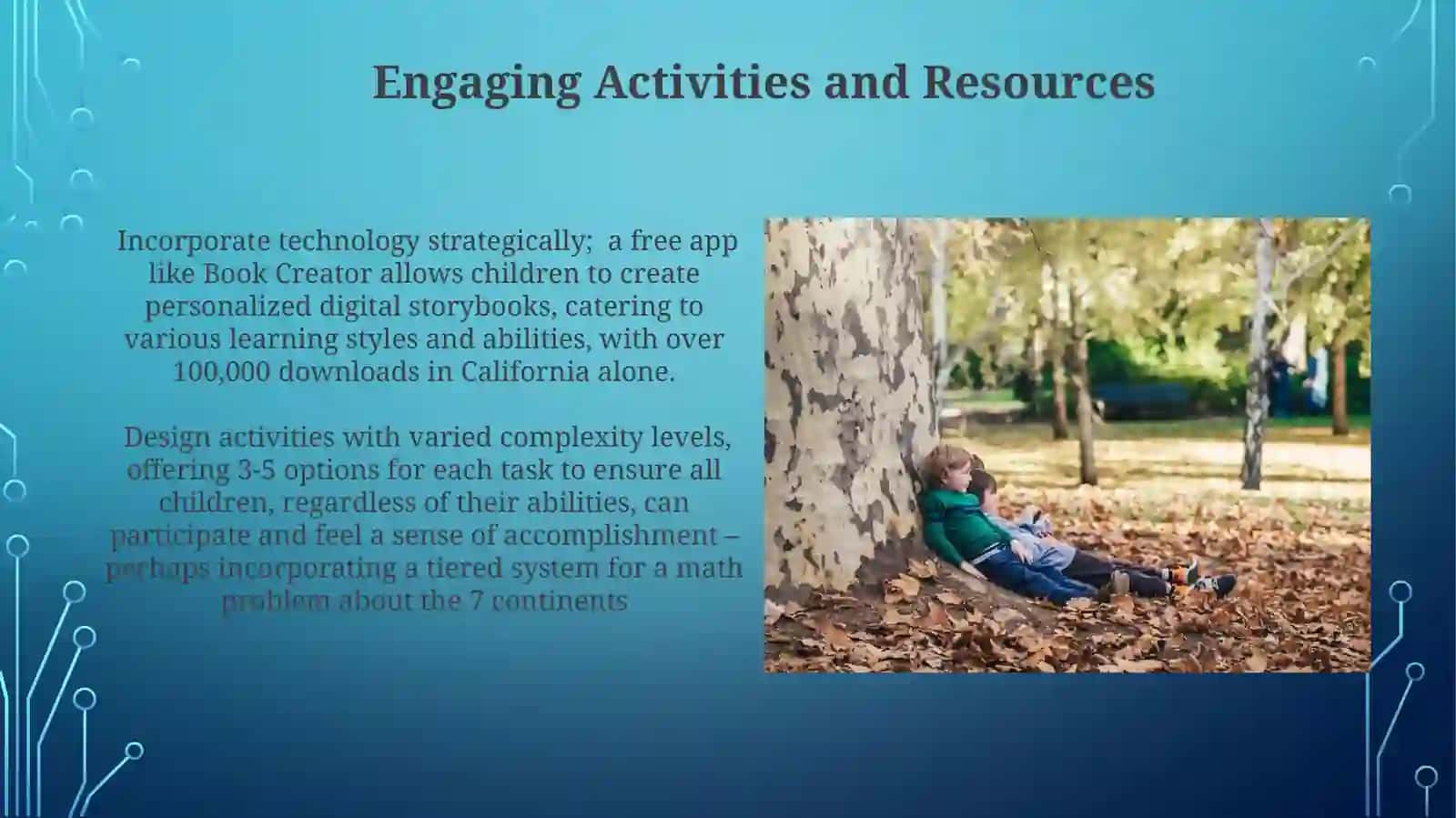 Creating a lesson plan for children with different abilities 3