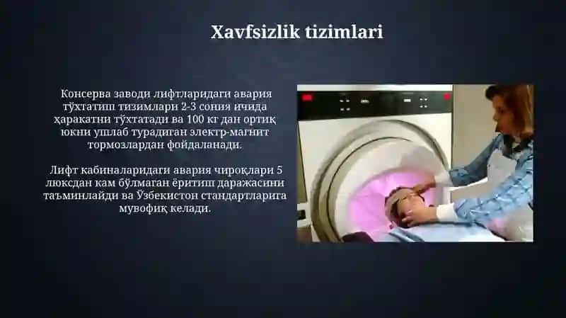 Konservalash korxonalarida Elevatorlarning vazifasi ko'rinishi va ishlash prinsipi 3