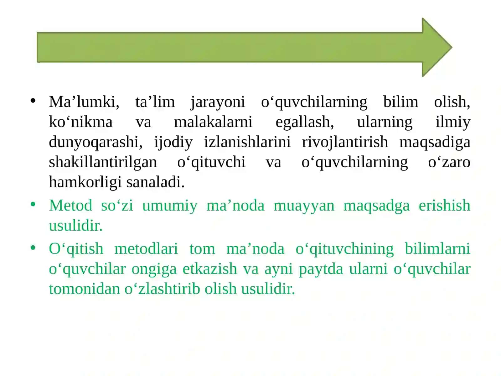 Biologiya o’qitish metodlari va ularning klassifikatsiyasi 3