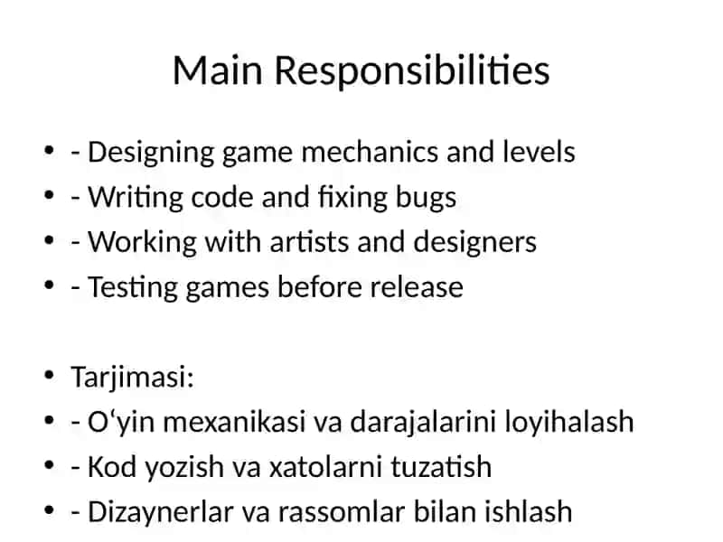 Game Developer 3