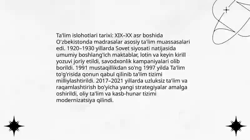 O'zbekistonda ta'lim islohotlari va pedagokika fani 3