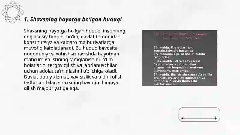 Shaxsiy huquq va erkinliklar 3