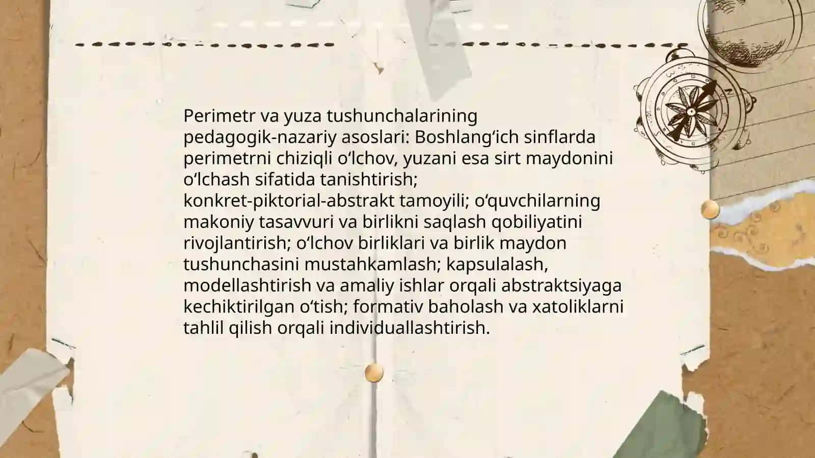 Boshlangʻich sinflarda perimetr va yuza tushunchalari oʻrgatish metodikasi 3