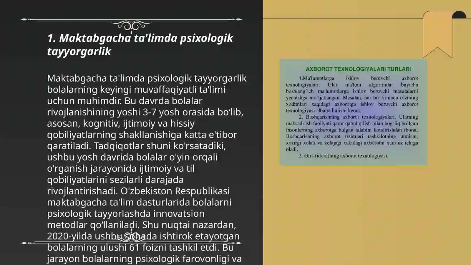Maktabgacha ta'limda psixologik tayyorgarlik 3
