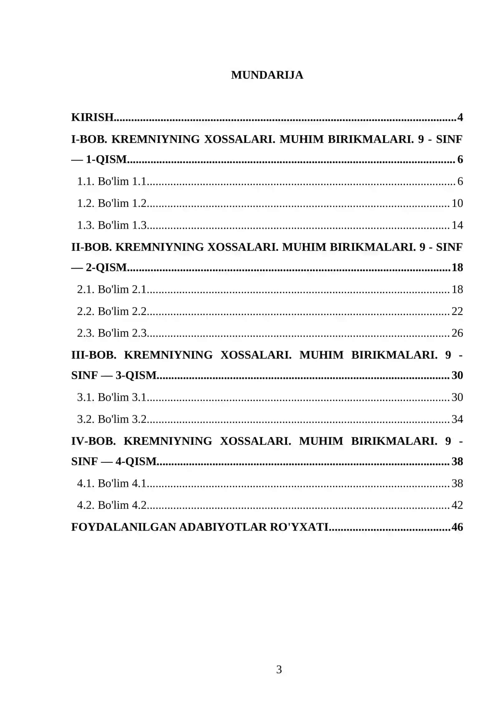 KREMNIYNING XOSSALARI. MUHIM BIRIKMALARI. 9 - SINF 3