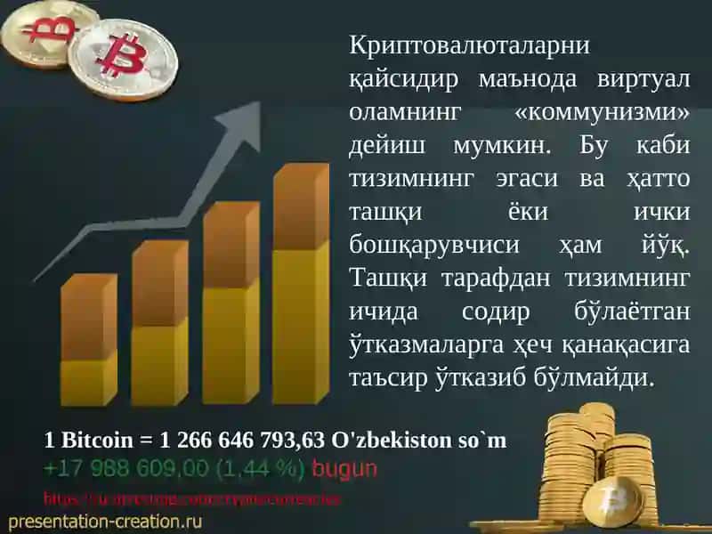KRIPTOVALYUTALAR BOZORIDAGI ELEKTRON TIJORAT 3